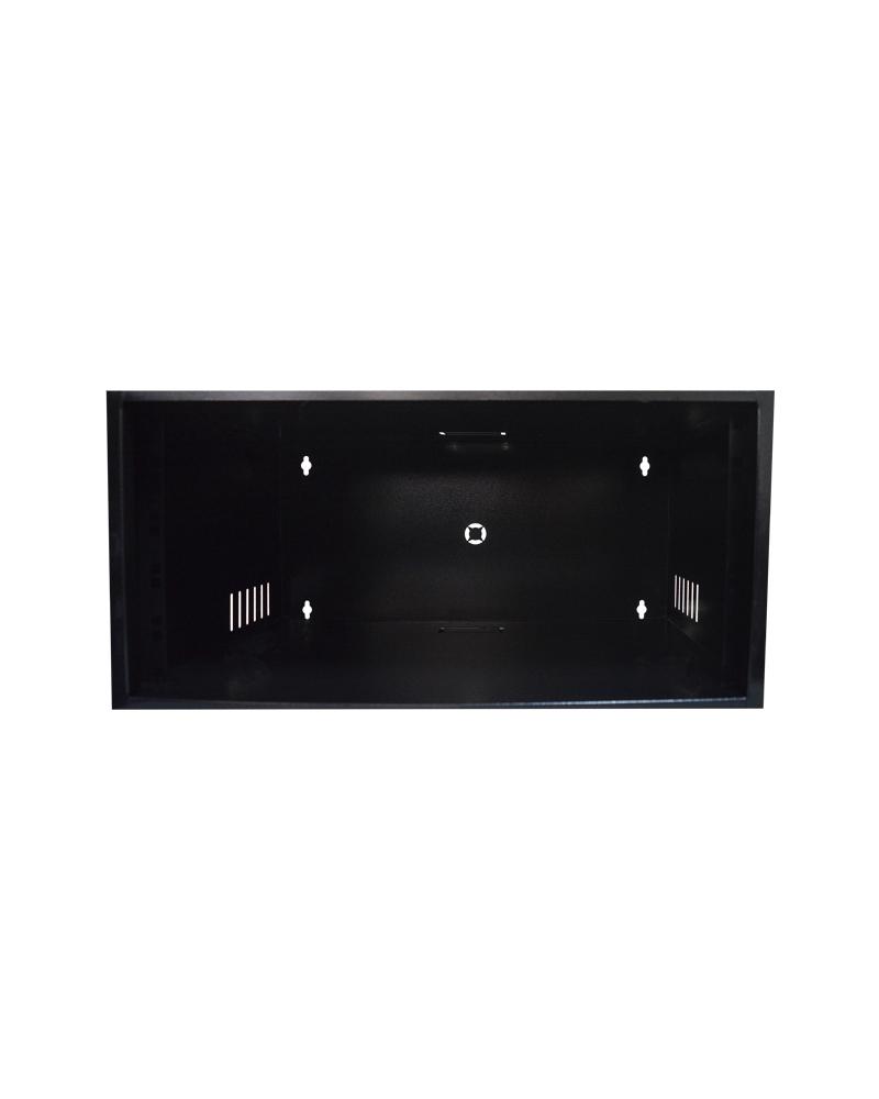MINI RACK 5U X 350MM ECONOMIC PORTA C/ VISOR ACRÍLICO PRETO - Imagem 3