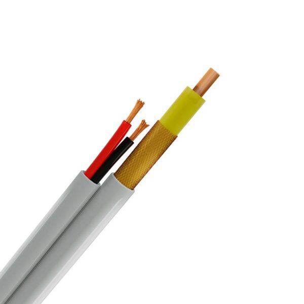 CABO COAXIAL 4MM SMART DUPLA BLINDAGEM + BIP 26 AWG – ALUMÍNIO COBREADO – 100M